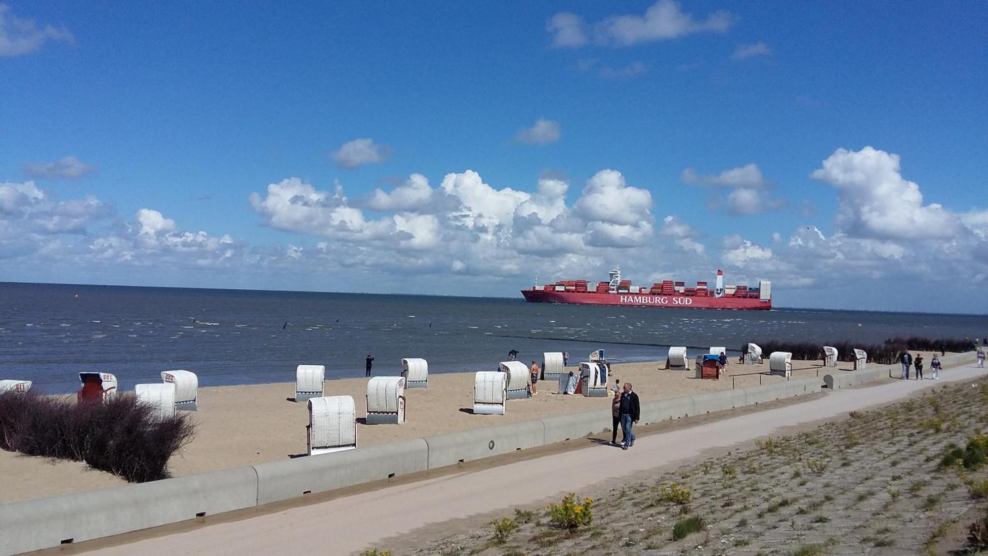 Ferienwohnung Helgoland Dorumer Neufeld Luaran gambar
